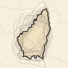 Ardèche: its real shape and the crowd's