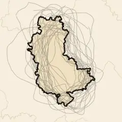 Rhône: its real shape and the crowd's