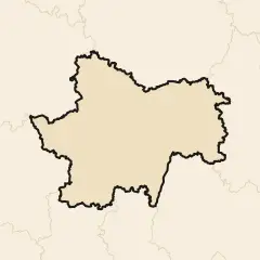 Saône-et-Loire's real outline