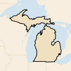 Michigan: its real shape and the crowd's