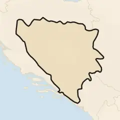 Bosnia and Herzegovina: its real shape and the crowd's