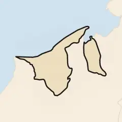 Brunei: its real shape and the crowd's