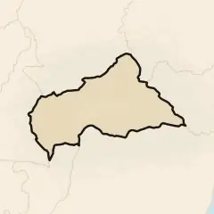 the Central African Republic: its real shape and the crowd's