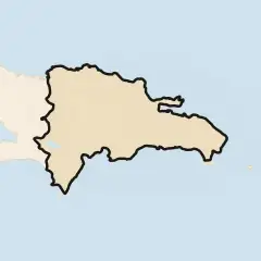 the Dominican Republic: its real shape and the crowd's