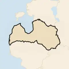 Latvia: its real shape and the crowd's