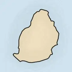 Mauritius: its real shape and the crowd's
