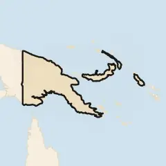 Papua New Guinea: its real shape and the crowd's