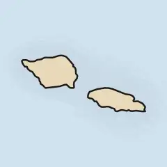 Samoa: its real shape and the crowd's