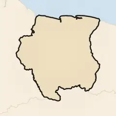 Suriname: its real shape and the crowd's